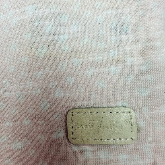 7 For All Mankind Ruffle Short Sleeve Shirt Size 24 Months - Picture 2 of 6